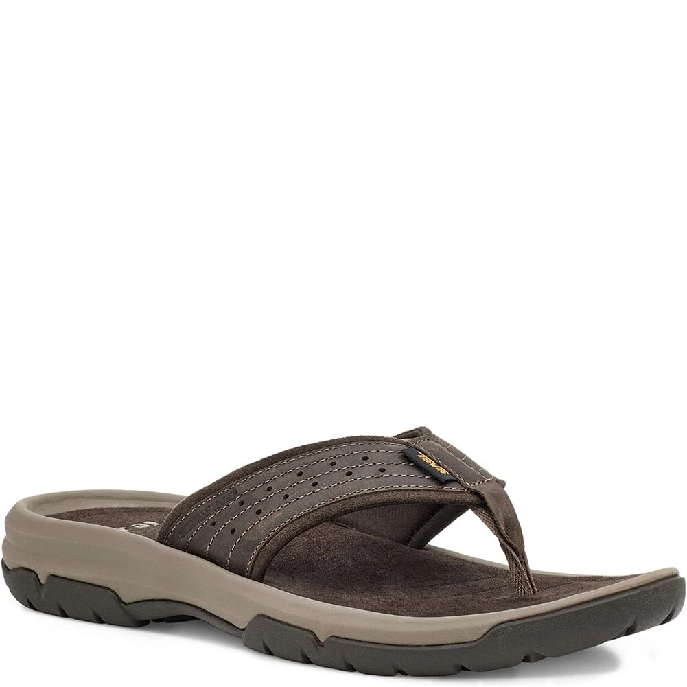 Teva Men Langdon Flip Flops - Walnut 6 Teva Men Langdon Flip Flops - Walnut - Image 4