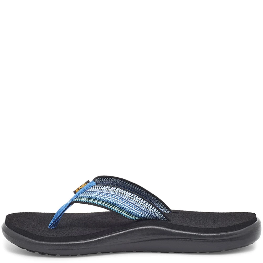 Teva Women's Voya Flip Flop - Antiguous Blue 4 Teva Women's Voya Flip Flop - Antiguous Blue - Image 2