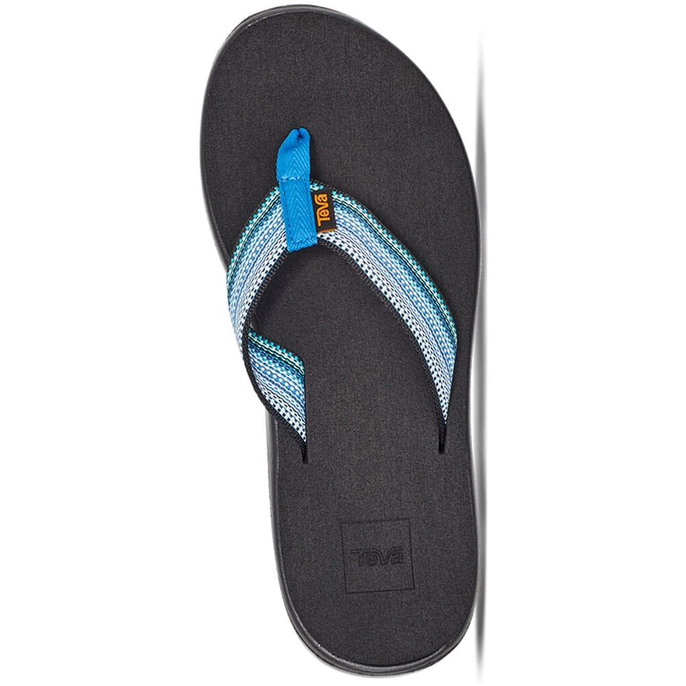 Teva Women's Voya Flip Flop - Antiguous Blue 6 Teva Women's Voya Flip Flop - Antiguous Blue - Image 4
