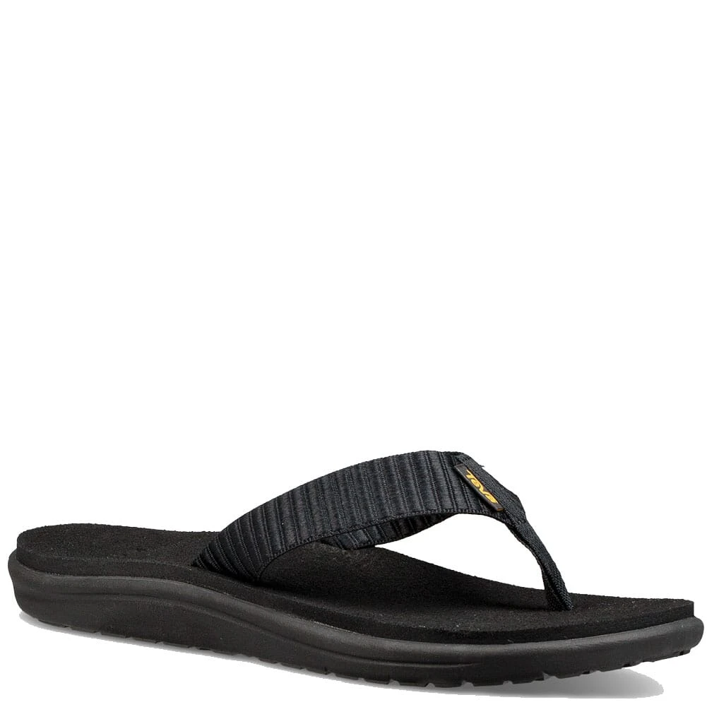 Teva Women's Voya Flip Flop - Bar Street Black 6 Teva Women's Voya Flip Flop - Bar Street Black - Image 4
