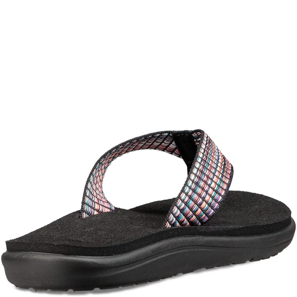 Teva Women's Voya Flip Flop - Bar Street Multi Black 4 Teva Women's Voya Flip Flop - Bar Street Multi Black - Image 2