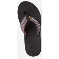 Teva Women's Voya Flip Flop - Bar Street Multi Black 8 Teva Women's Voya Flip Flop - Bar Street Multi Black -Fashion Shoes Store TV1019040 BSMBL 2