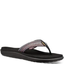Teva Women's Voya Flip Flop - Bar Street Multi Black 9 Teva Women's Voya Flip Flop - Bar Street Multi Black -Fashion Shoes Store TV1019040 BSMBL 3