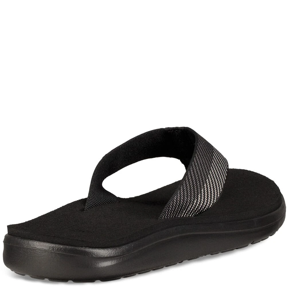 Teva Men's Voya Flip Flop - Vori Black Gray 4 Teva Men's Voya Flip Flop - Vori Black Gray - Image 2