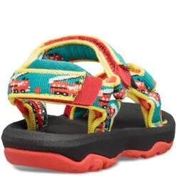 Teva Toddler Hurricane XLT 2 Sandals - Fire Truck Teal -Fashion Shoes Store TV1019390T FTTL 3