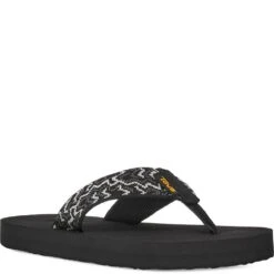 Teva Kid's Mush Flip Flops - Ravine Black -Fashion Shoes Store TV1093656C RNBL 2