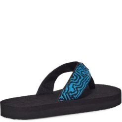 Teva Youth Mush Flip Flops - Layered Rock Black -Fashion Shoes Store TV1093656Y LRBK 3