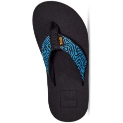 Teva Youth Mush Flip Flops - Layered Rock Black -Fashion Shoes Store TV1093656Y LRBK 4