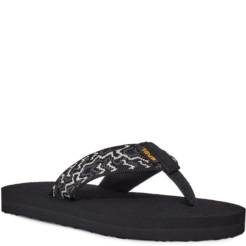 Teva Youth Mush Flip Flops - Ravine Black 8 Teva Youth Mush Flip Flops - Ravine Black - Image 6