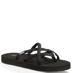 Teva Women's Olowahu Flip Flops - Black