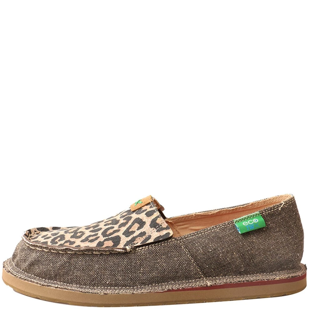 Twisted X Women's EcoTWX Slip-On Loafers - Dust/Leopard 4 Twisted X Women's EcoTWX Slip-On Loafers - Dust/Leopard - Image 2