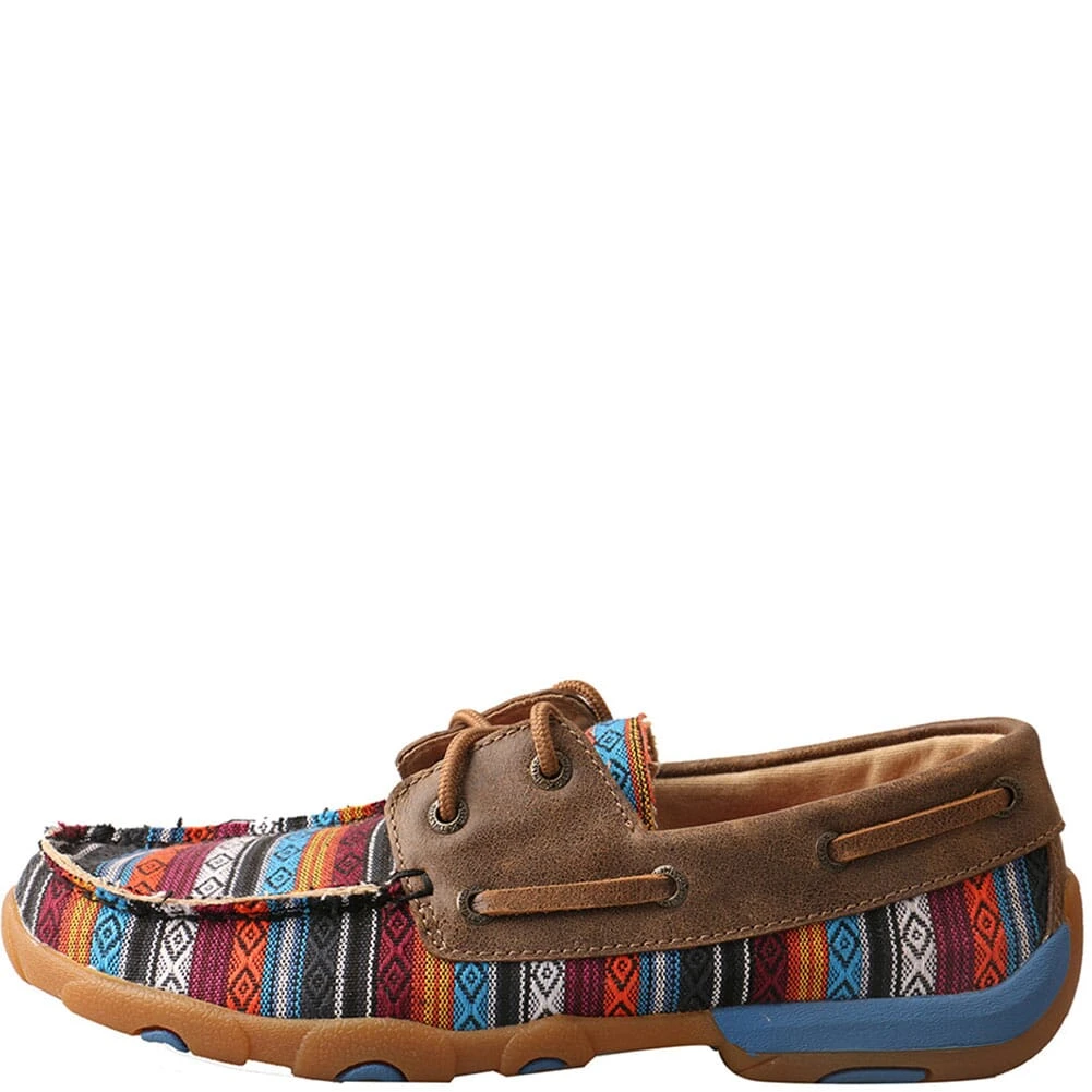 Twisted X Women's Boat Driving Moc Shoes - Serape/Bomber 4 Twisted X Women's Boat Driving Moc Shoes - Serape/Bomber - Image 2