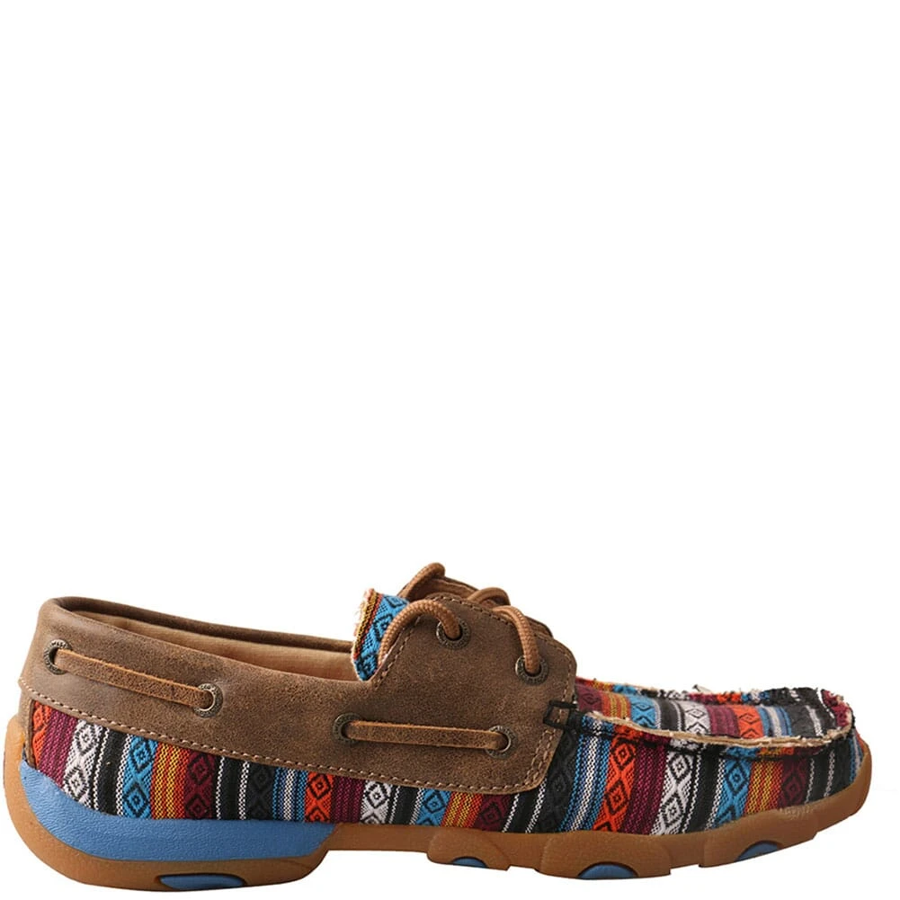 Twisted X Women's Boat Driving Moc Shoes - Serape/Bomber 5 Twisted X Women's Boat Driving Moc Shoes - Serape/Bomber - Image 3