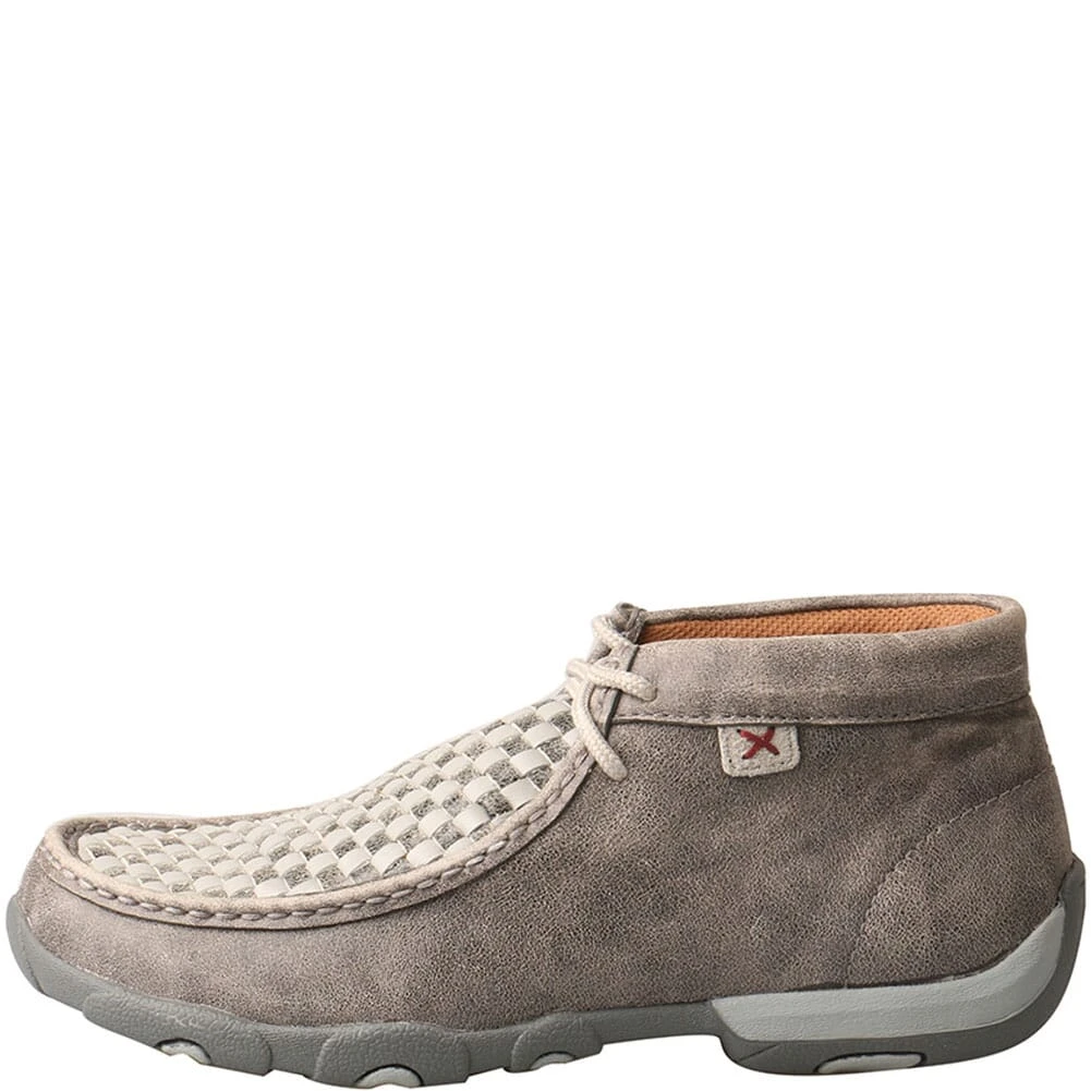 Twisted X Women's Driving Moc Chukka - Woven Grey/Grey 4 Twisted X Women's Driving Moc Chukka - Woven Grey/Grey - Image 2