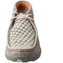 Twisted X Women's Driving Moc Chukka - Woven Grey/Grey 12 Twisted X Women's Driving Moc Chukka - Woven Grey/Grey -Fashion Shoes Store TXWDM0108 4