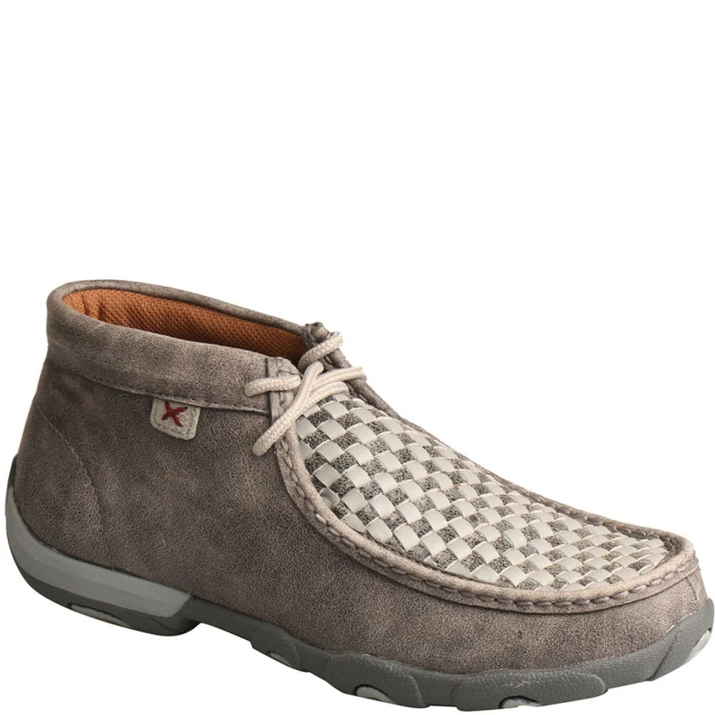 Twisted X Women's Driving Moc Chukka - Woven Grey/Grey 8 Twisted X Women's Driving Moc Chukka - Woven Grey/Grey - Image 6