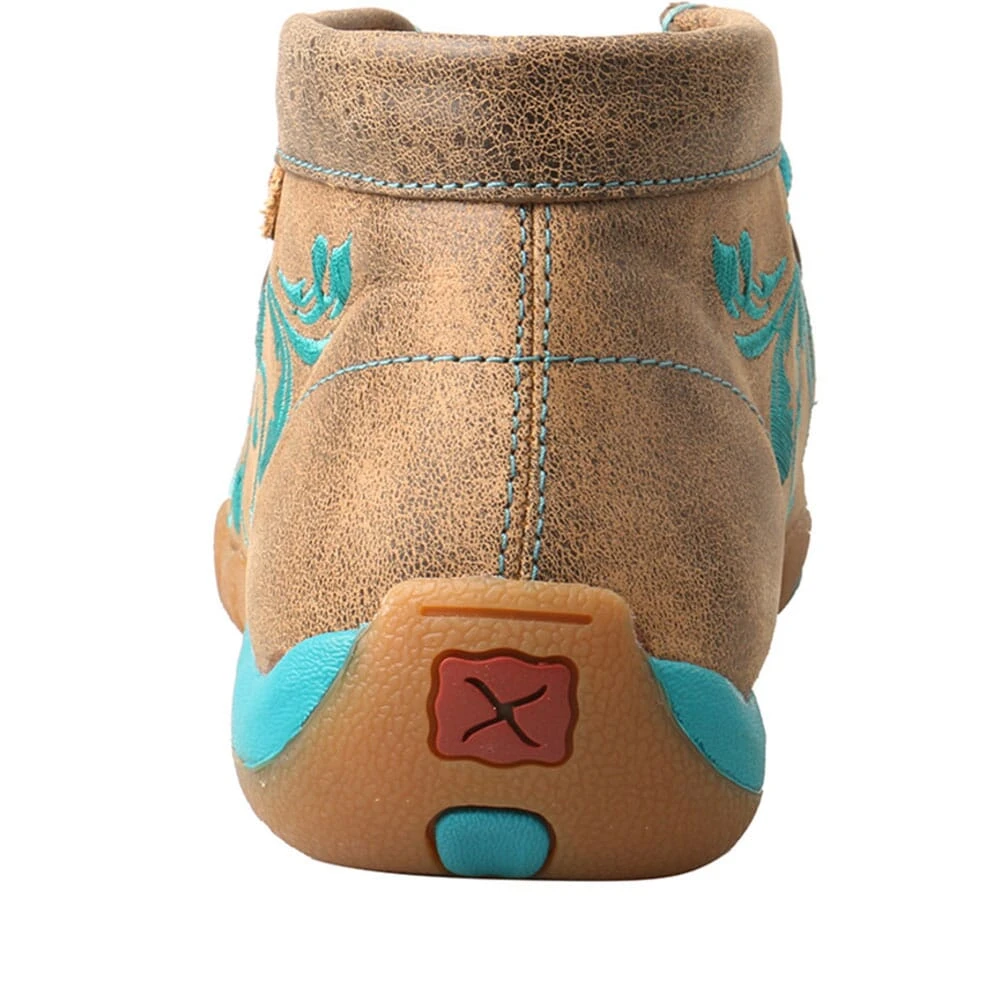 Twisted X Women's Driving Moc Chukka - Bomber/Turquoise 6 Twisted X Women's Driving Moc Chukka - Bomber/Turquoise - Image 4