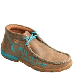 Twisted X Women's Driving Moc Chukka - Bomber/Turquoise 13 Twisted X Women's Driving Moc Chukka - Bomber/Turquoise -Fashion Shoes Store TXWDM0117 5