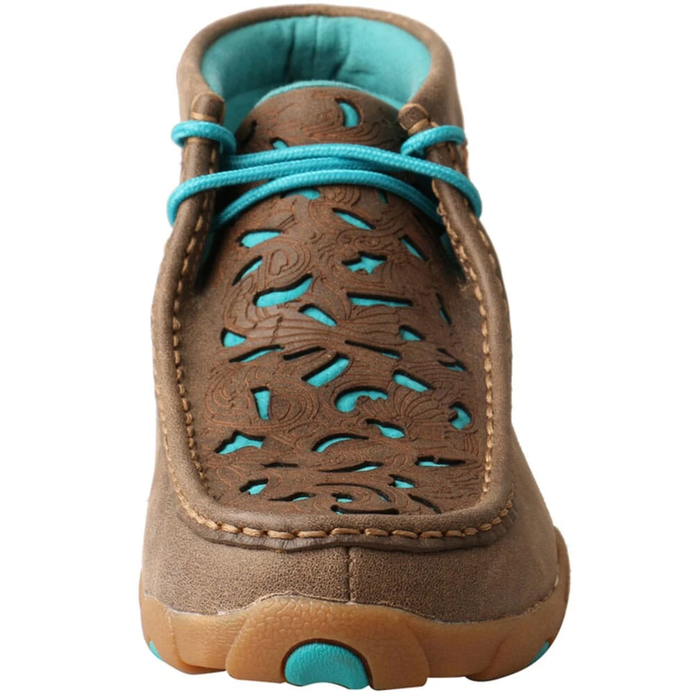 Twisted X Women's Driving Moc Chukka - Bomber/Teal 7 Twisted X Women's Driving Moc Chukka - Bomber/Teal - Image 5