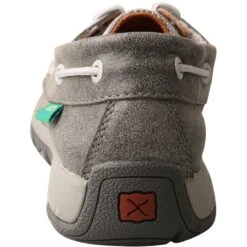 Twisted X Women's Driving Moc Boat Shoes - Grey/Light Grey -Fashion Shoes Store TXWXC0007 3