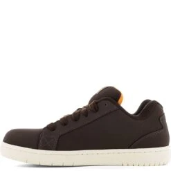 Fashion Shoes Store 7 Volcom Men's Stone Op Art SR ESD Safety Shoes - Dark Brown/Khaki