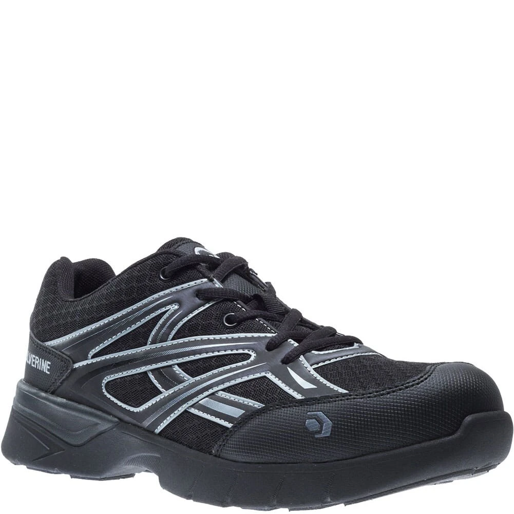 Wolverine Men's Jetstream Safety Shoes - Black 8 Wolverine Men's Jetstream Safety Shoes - Black - Image 6
